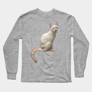 Flame Point Cat Blep Long Sleeve T-Shirt